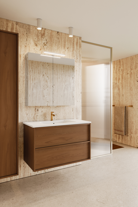 Cabinet with ceramic basin Casa H01