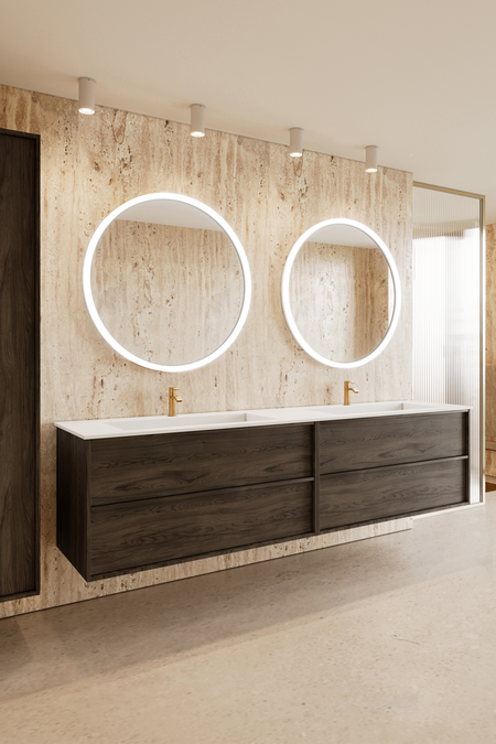 Tupla-allaskaluste Corian kaksoisaltaalla Casa H07