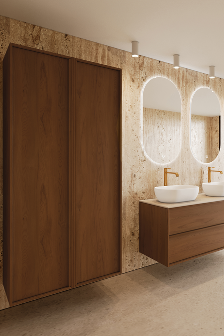 Tupla korkea kaappi kahdella ovella Casa H17