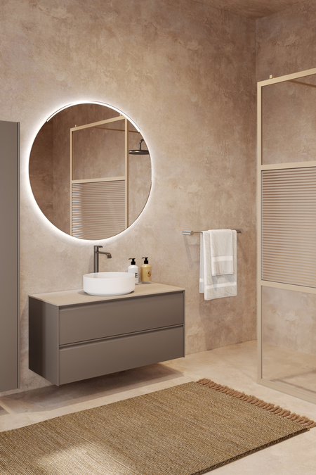 Allaskaluste pyöreällä malja-altaalla Luna L08