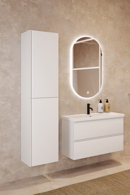 Korkea kaappi kahdella ovella Luna L19