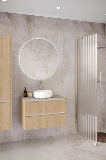 Cabinet with round countertop basin Classic K03