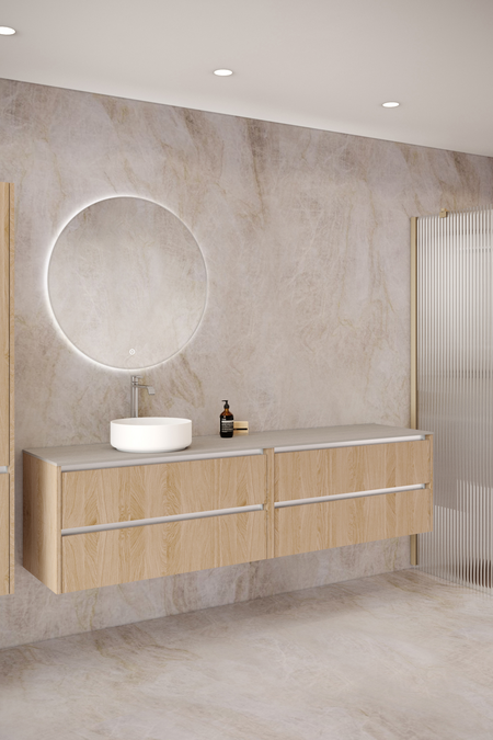 Tupla-allaskaluste pyöreällä malja-altaalla Classic K04