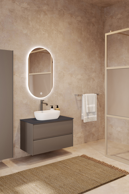 Allaskaluste ovaalilla malja-altaalla Luna L12