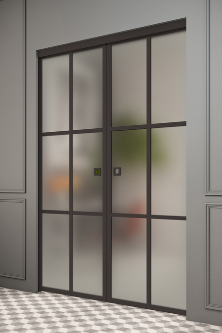 Pocketdoor pariovet soft closing -mekanismilla Inne P2P Paris