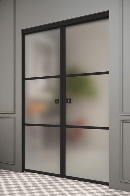 Double pocketdoors with soft closing Inne P2T Tokyo